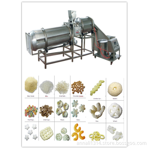 high quality puffed snack production line